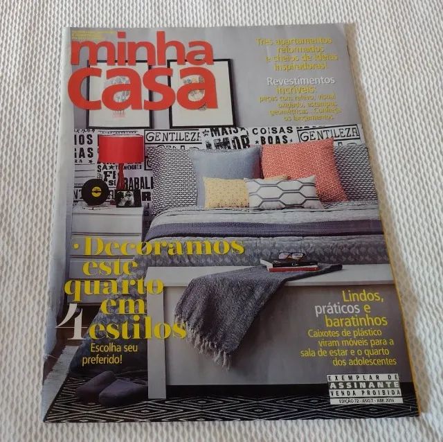 Revista Minha Casa Abril 2016. Para Colecionadores