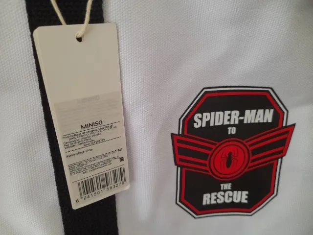 bolsa de compras tecido marvel