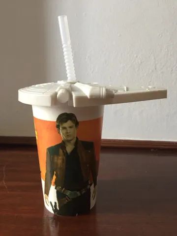 Copo Star Wars Han Solo exclusivo Denny?s importado