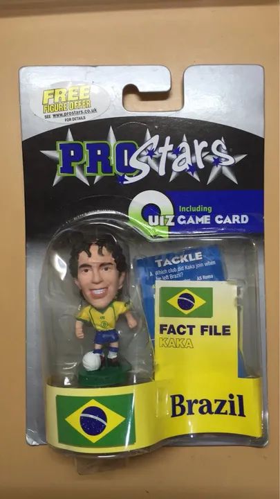 Mini Craques Bonecos de Futebol do Brasil - Adriano, Ronaldinho, Kaká e outros - Foto 3