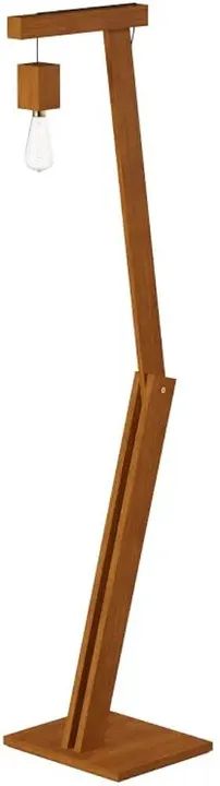 Luminária Articulada em Madeira Piso Chão Pelicano Amêndoa - Foto 2