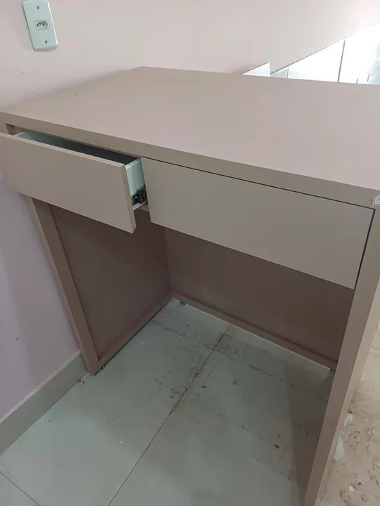 Balcão  caixa de madeira com 2 gavetas - Foto 2