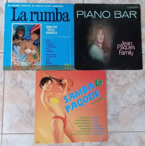 la rumba/piano bar/samba & pagode-vol.5(pacote 3 lps)