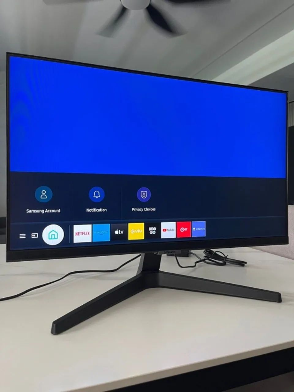 Smart Monitor Samsung M5 24 Pol Ips, FHD, Bluetooth, HDR, HDMI, Wireless DeX - Foto 2