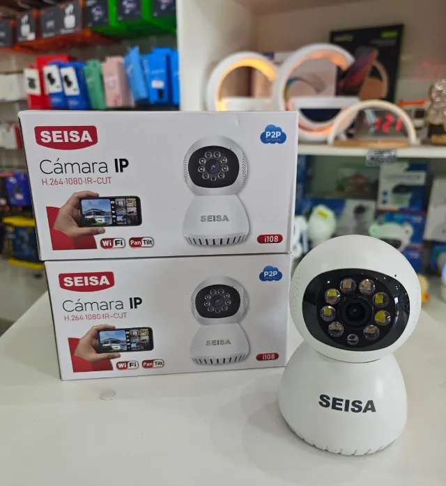 Câmera de Segurança, uso Interno, com aplicativo no Celular.