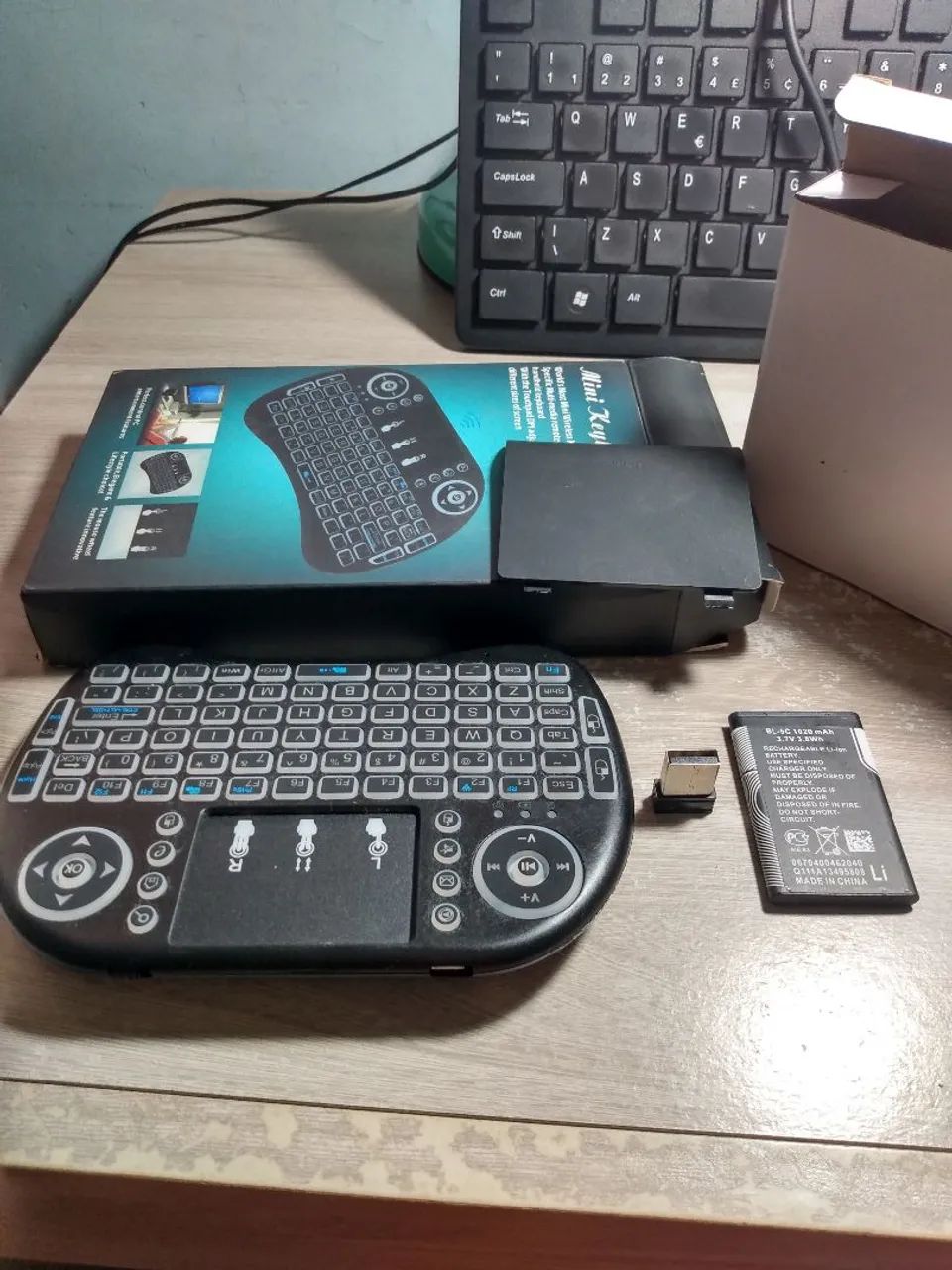 Mini Teclado sem Fio Touchpad - Foto 2