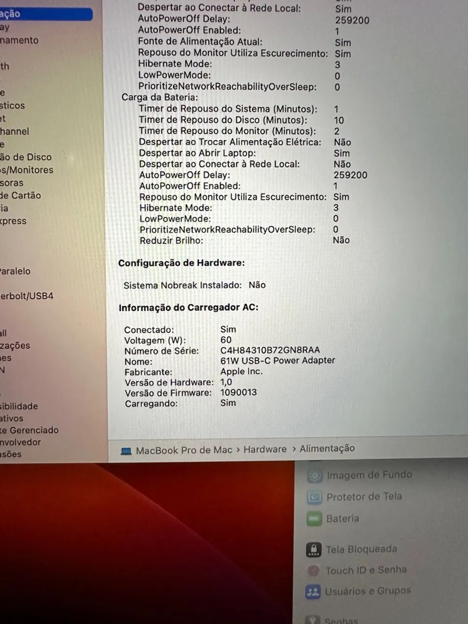 Fonte 61W Original Apple USB-C MacBook Pro/ Air - Foto 5