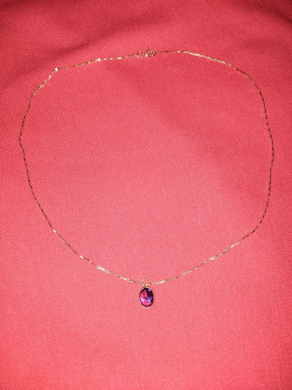 Corrente de ouro 18K com pingente 