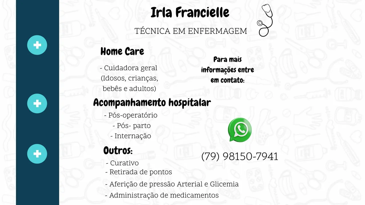 Irla Francielle - Técnica em enfermagem