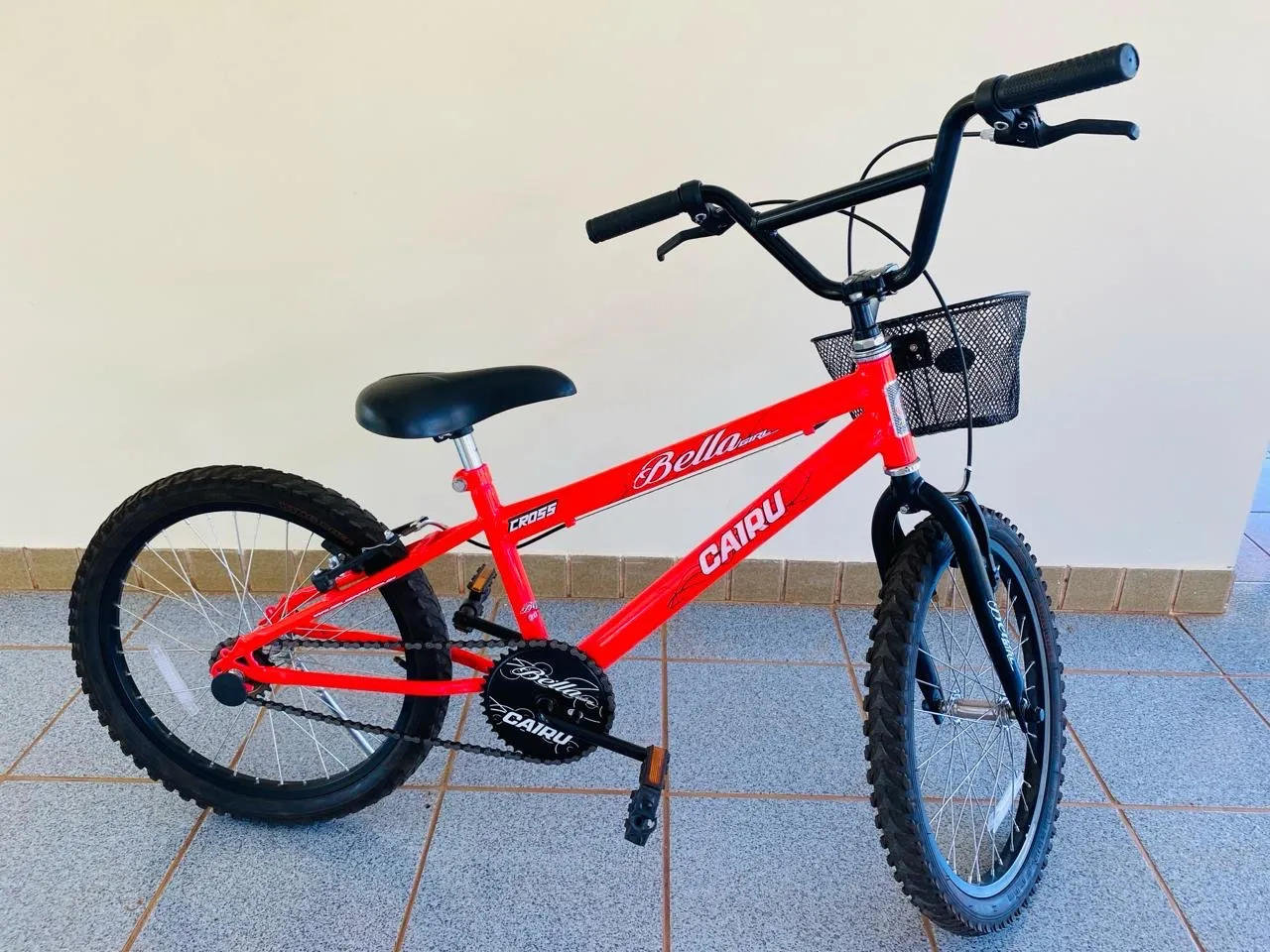 Bicicleta Aro 20 Cross Bella Cairu Vermelha