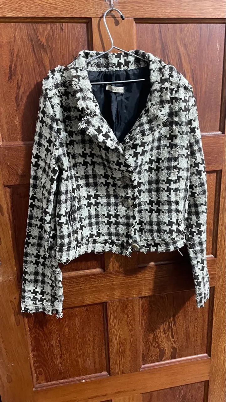 Blazer Tweed Chiclé P - Foto 2
