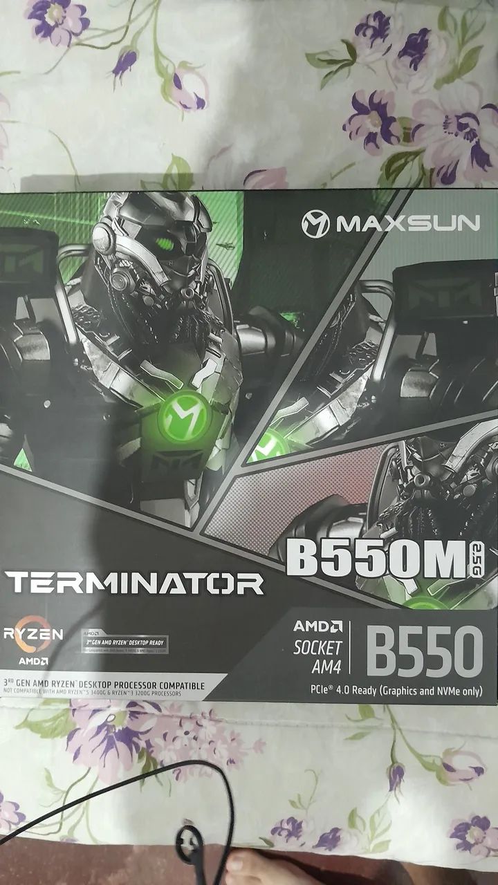 Placa Mãe Maxsun B550M Terminator(NOVA-NUNCA USADA) - Foto 2