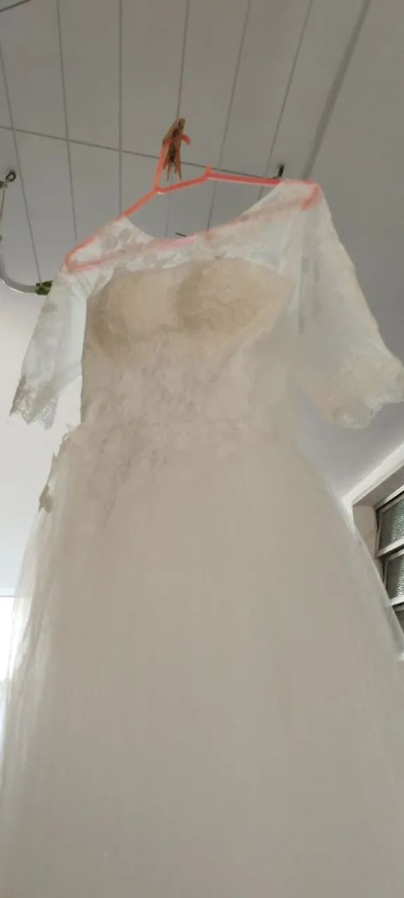 Vestido de noiva elegante e romântico - Foto 4