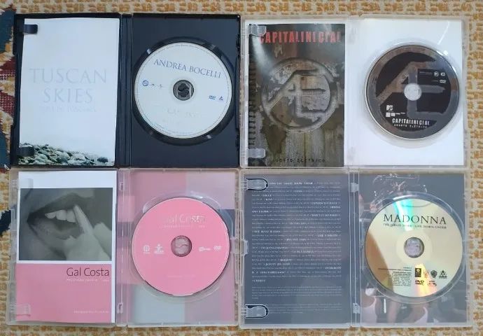 Lote com 04 shows em DVD (usado em estado de novo) - Foto 3