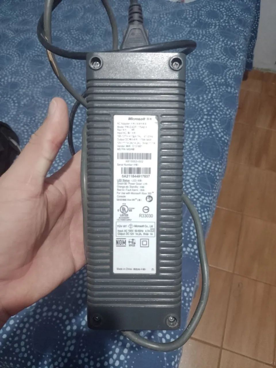 Fonte Xbox 360 fat - funcionando perfeitamente!