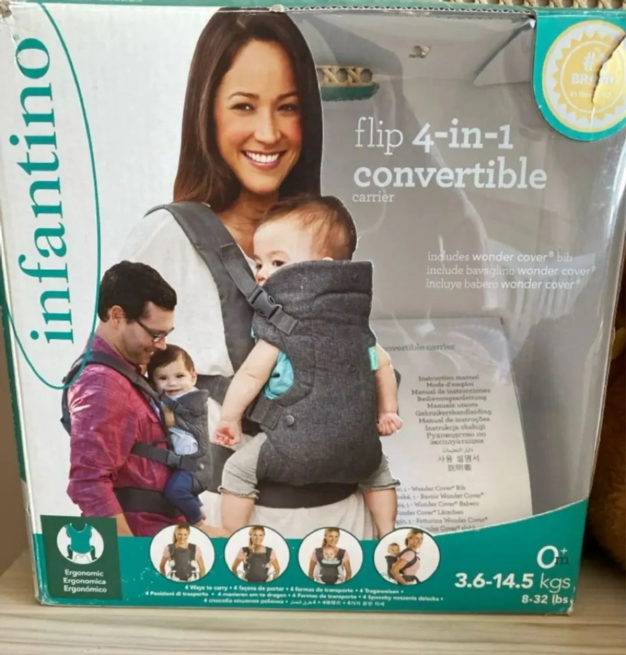 Canguru Infantino 4 em 1 ergonômico importado  - Foto 4