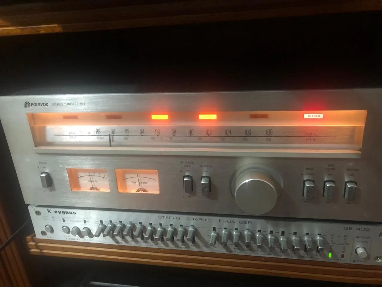 Polivox TP-401 - Sintonizador Vintage + Antena Quasar! - Foto 3