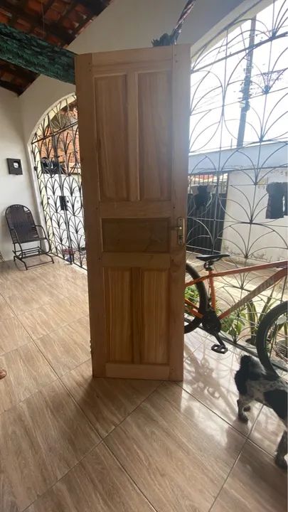 PORTA  DE MADEIRA NOVINHA.