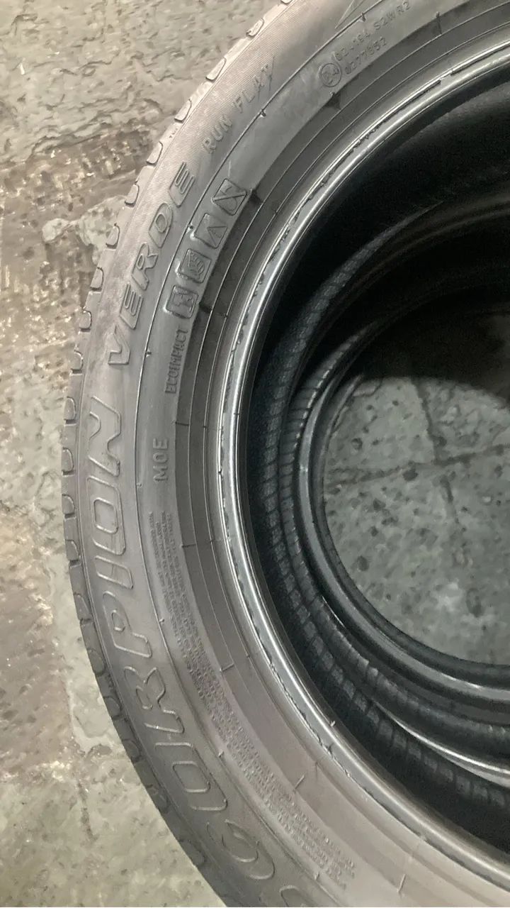 2-Pneus 235/50/18 Pireli Scorpion Verde Run Flat USADO - Foto 3