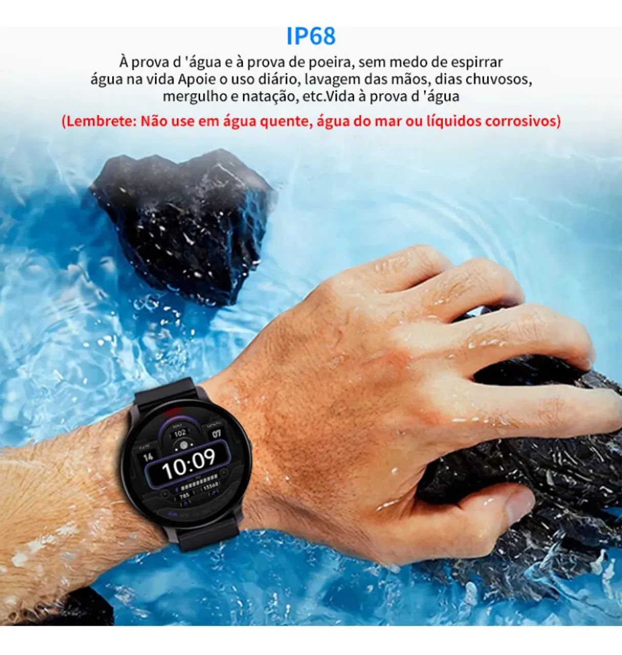 Smartwatch X27 IP68 Impermeável NFC 2025 - Foto 4