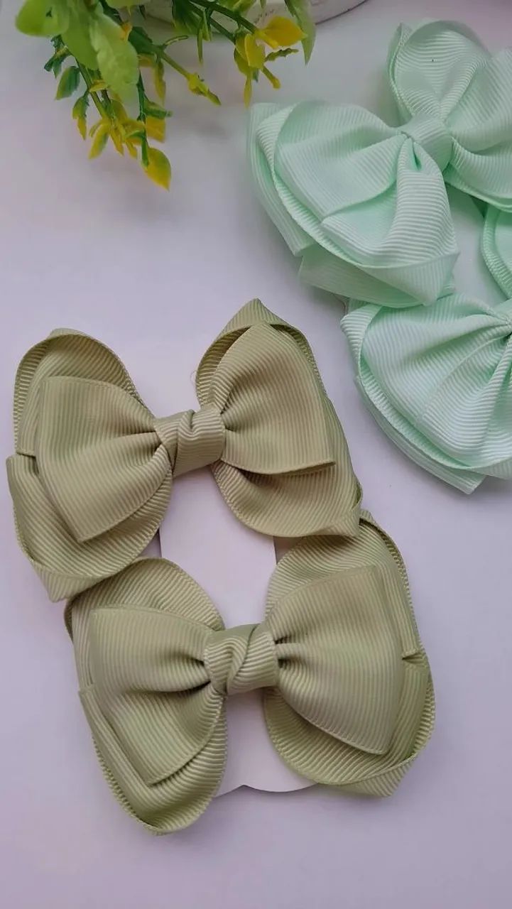 Laços de cabelo infantis - diversos modelos e cores - Foto 2