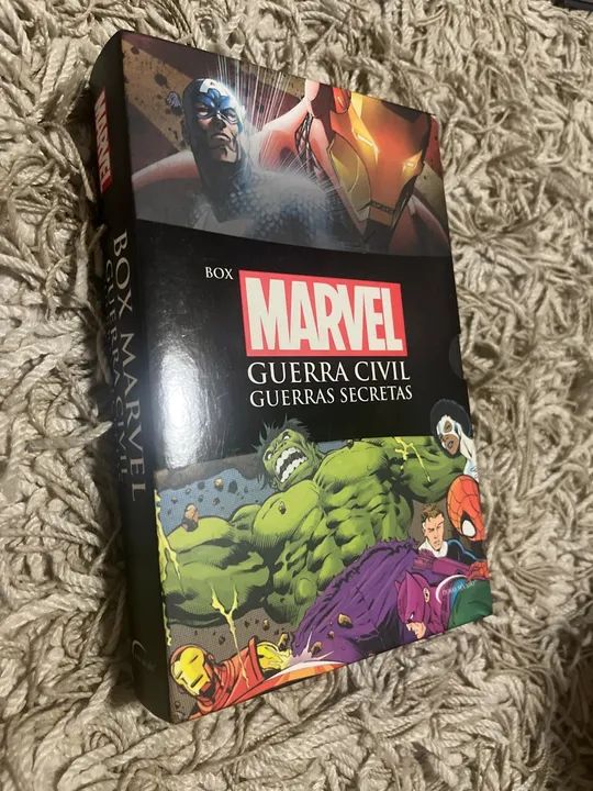 Box Marvel Guerra Civil - Guerras Secretas