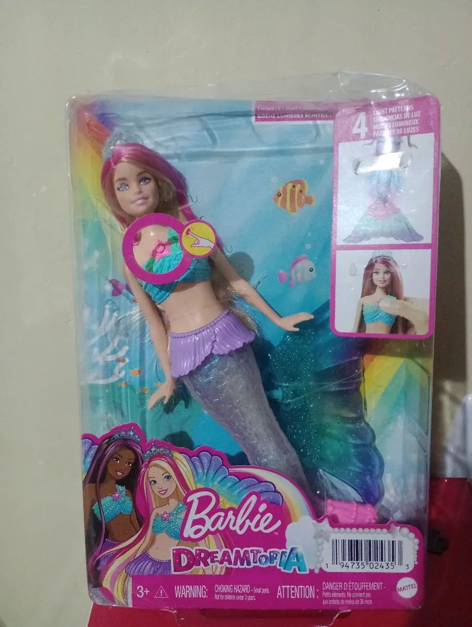 Boneca Barbie Dreamtopia Sereia com Luzes