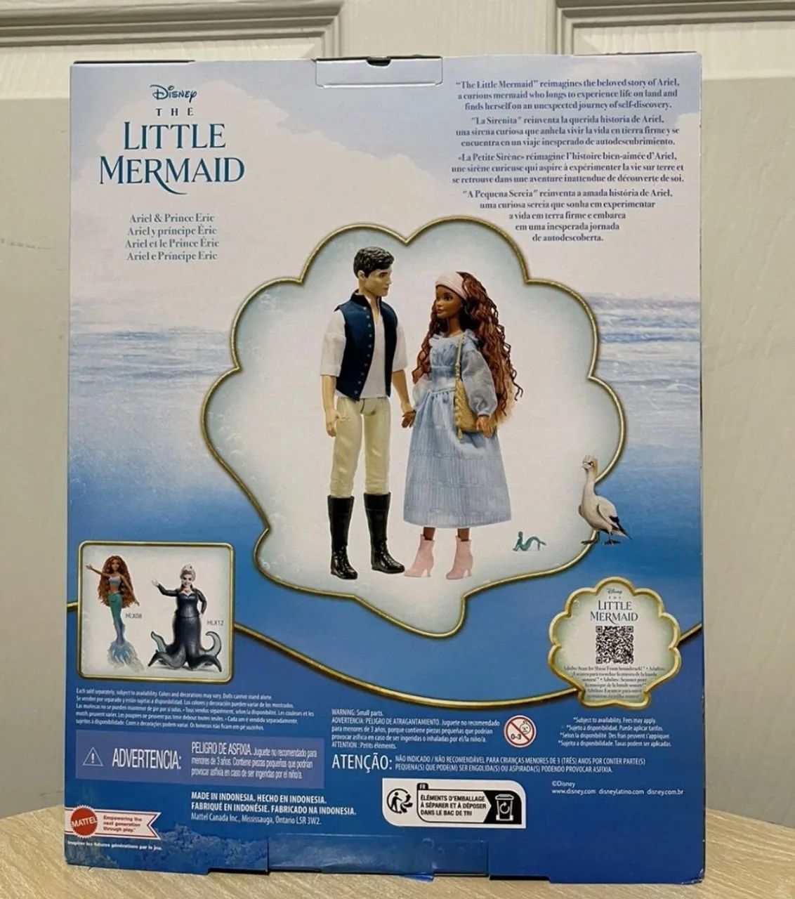 BONECA BARBIE PRINCESA ARIEL E PRÍNCIPE ERIC LIVE ACTION NOVOS LACRADOS - Foto 2