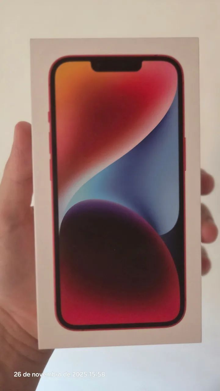 LACRADO] IPhone 14 256GB - Vermelho - Celulares e Smartphones