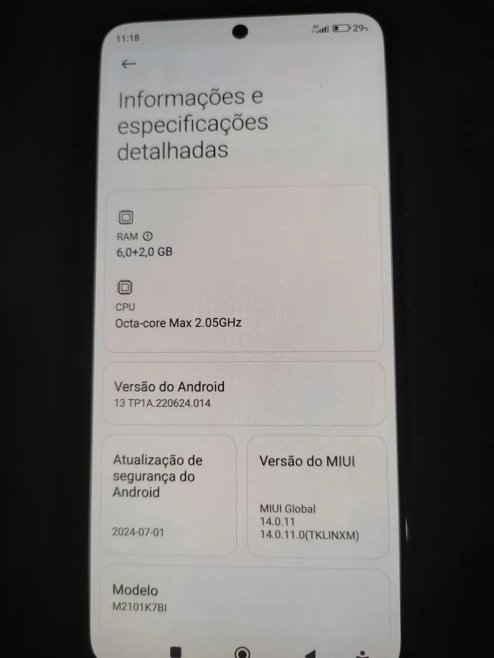 Tela frontal Redmi Note 10S  - Foto 2