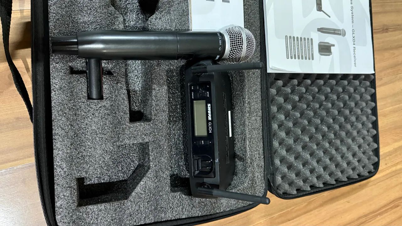 Microfone shure GLXD sem fio beta 58a - Foto 2
