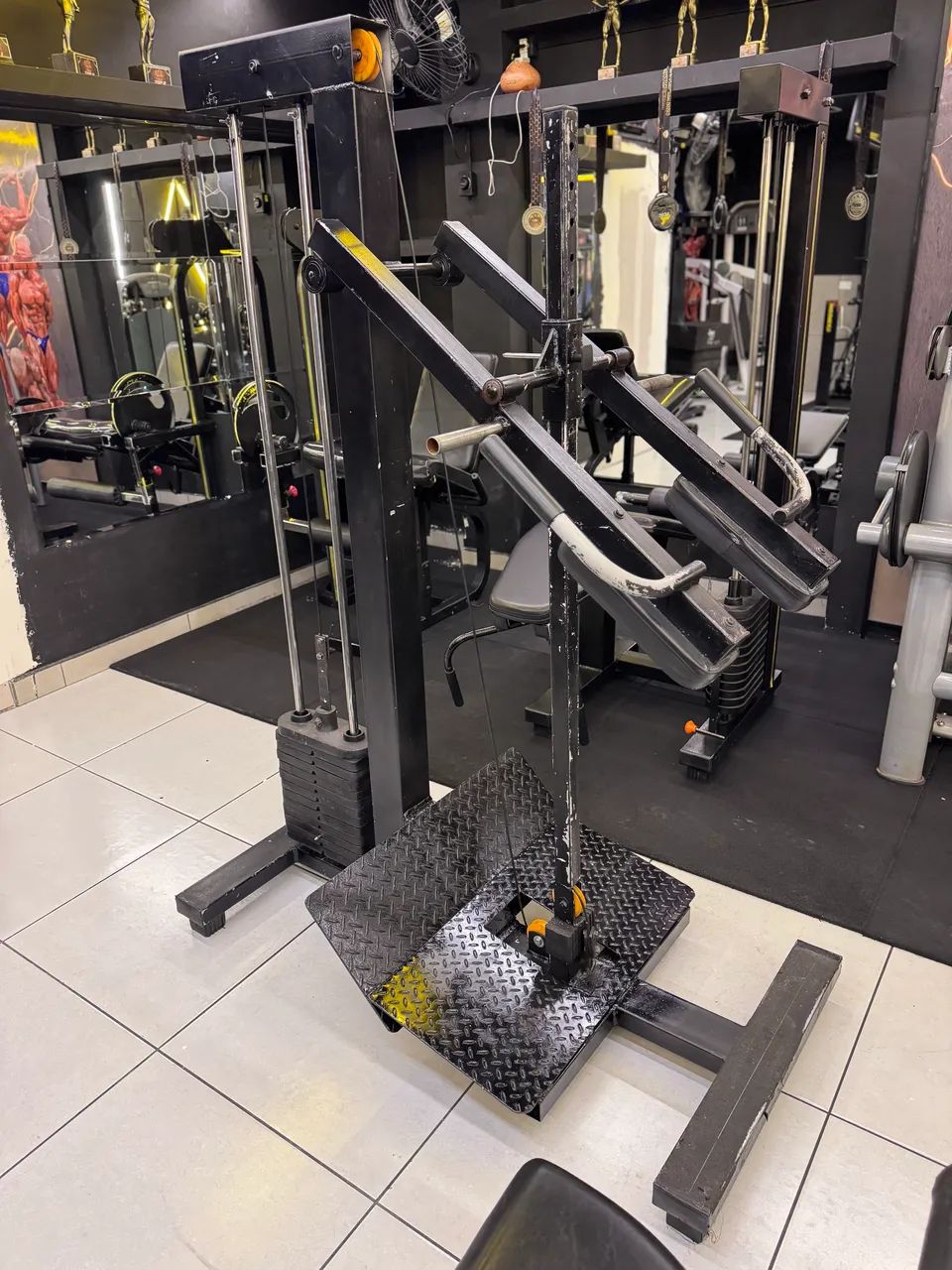 KIT ACADEMIA - EXTENSORA, PULLEY, AGACHAMENTO, PANTURRILHA, ELEVAÇÃO  - Foto 3