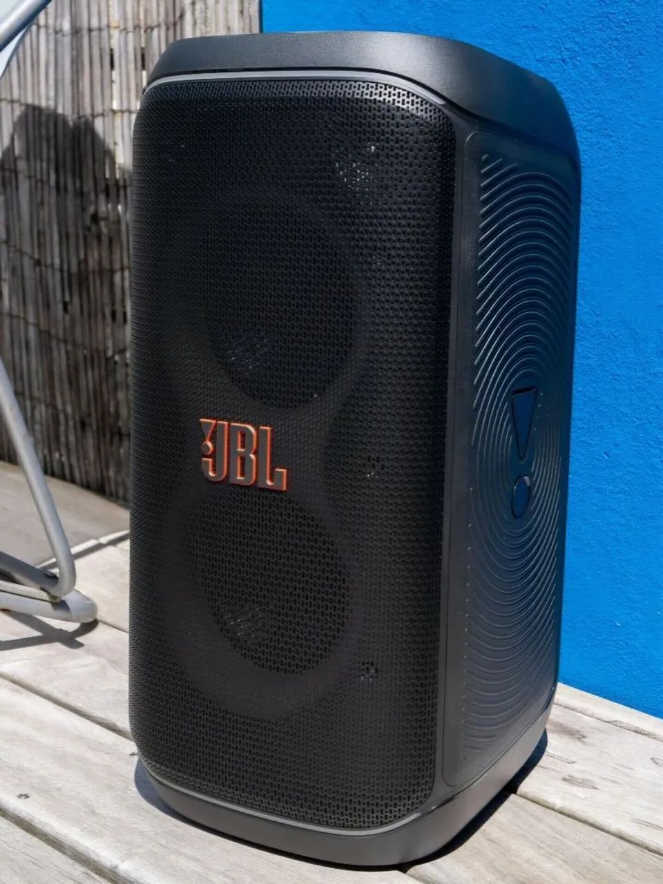 JBL PartyBox Club 120 Portable Speaker, IPX4 Splash-Proof, Black, Dual-Voltage