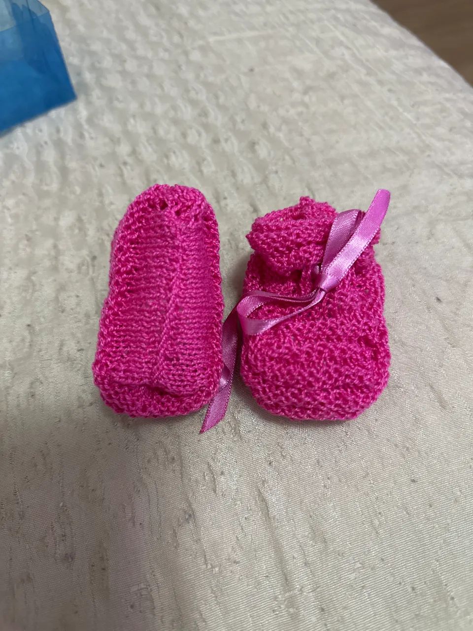 Sapatinho bebê recém nascido pink veste de0 a 3 meses  - Foto 3