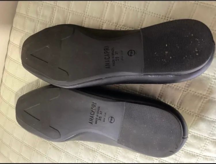 Sapatilha Ana Capri Preta - Foto 5