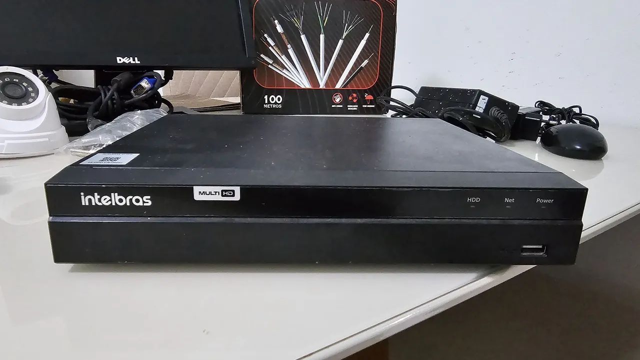 Kit de Câmeras de Segurança Completo - 7 Câmeras + DVR + Monitor + Acessórios - Foto 6