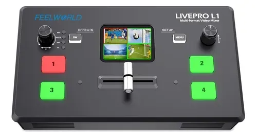 Mixer De Vídeo Switcher Feelworld Livepro L1 V1 4x Hdmi 1080