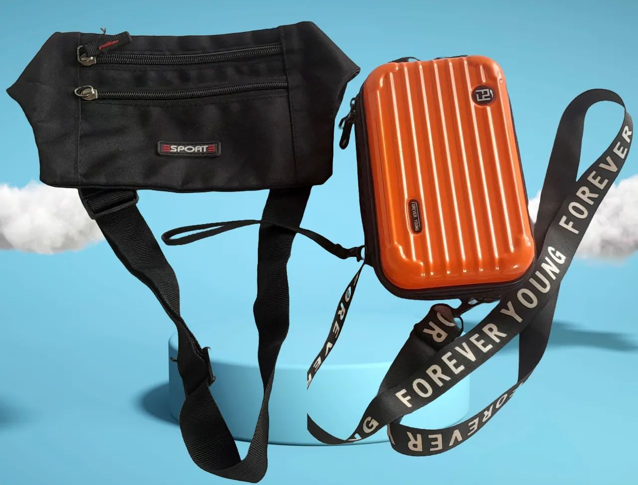 Bolsa de Ombro + Necessaire - Kit Completo