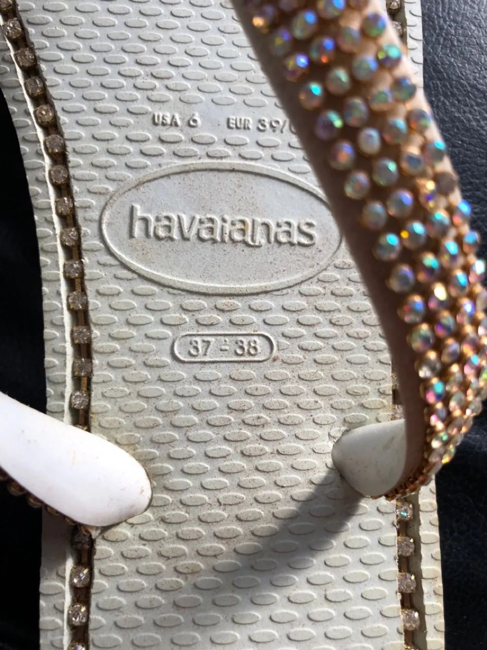 Chinelo Havaianas customizadas  - Foto 5