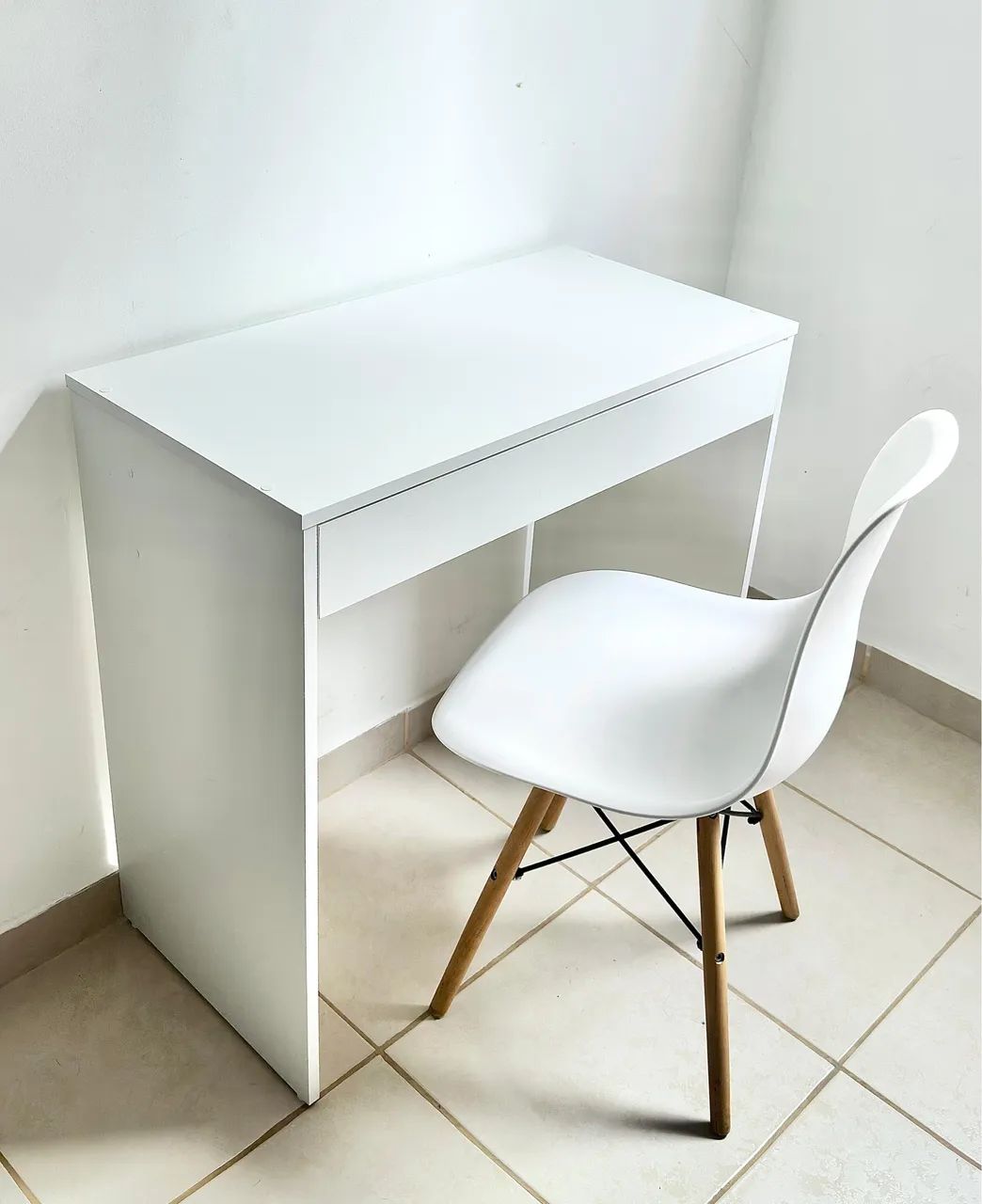 ESCRIVANINHA COM GAVETA MODERNA E MINIMALISTA DE MDF - Foto 2