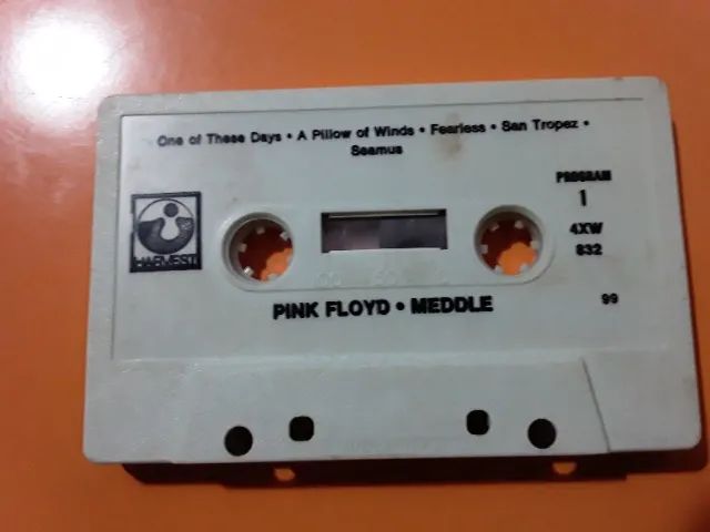 Fita Cassete Pink Floyd, Meddle, Tocando bem, conservada, Inglesa - Foto 6