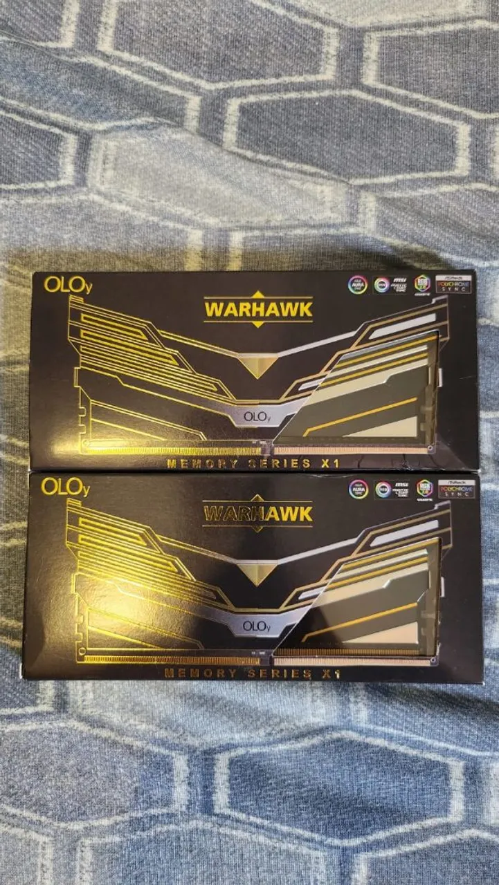 Memória RAM 2X8GB 3600MHz Oloy Warhawk