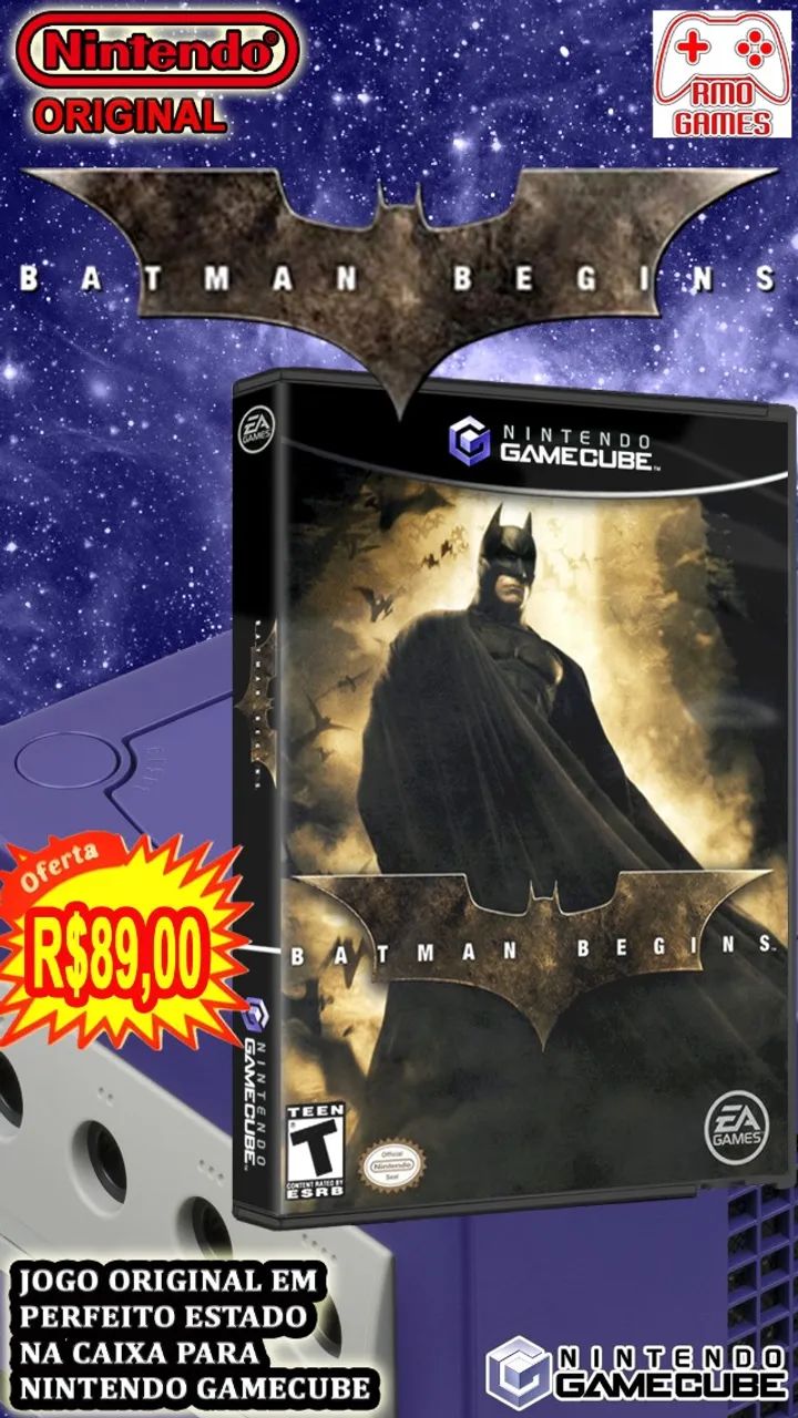 Batman Begins Game Gc BATMAN BEGINS NINTENDO GameCube 2005 Case