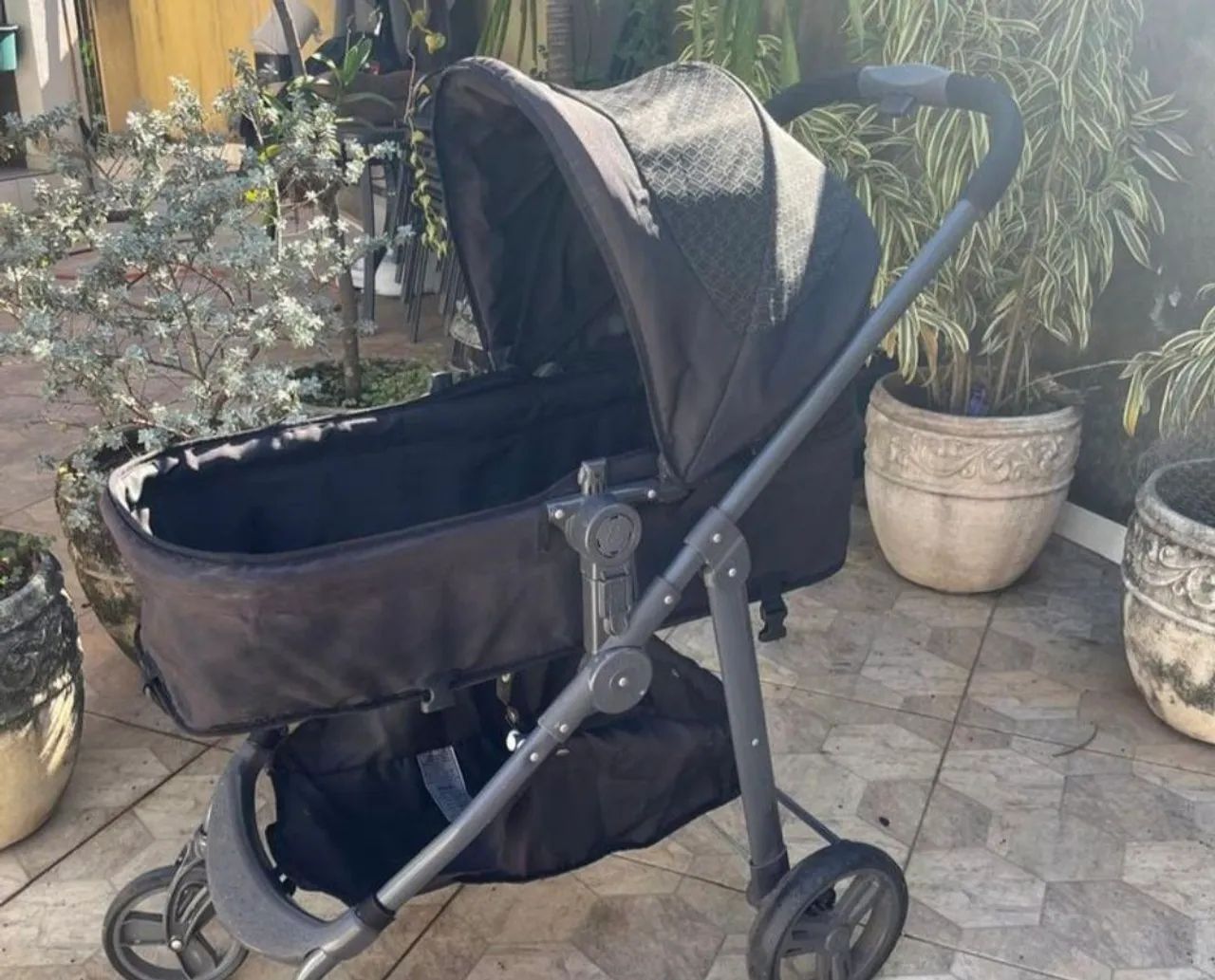 Carrinho de Bebê Galzerano Olympus - Preto - Usado