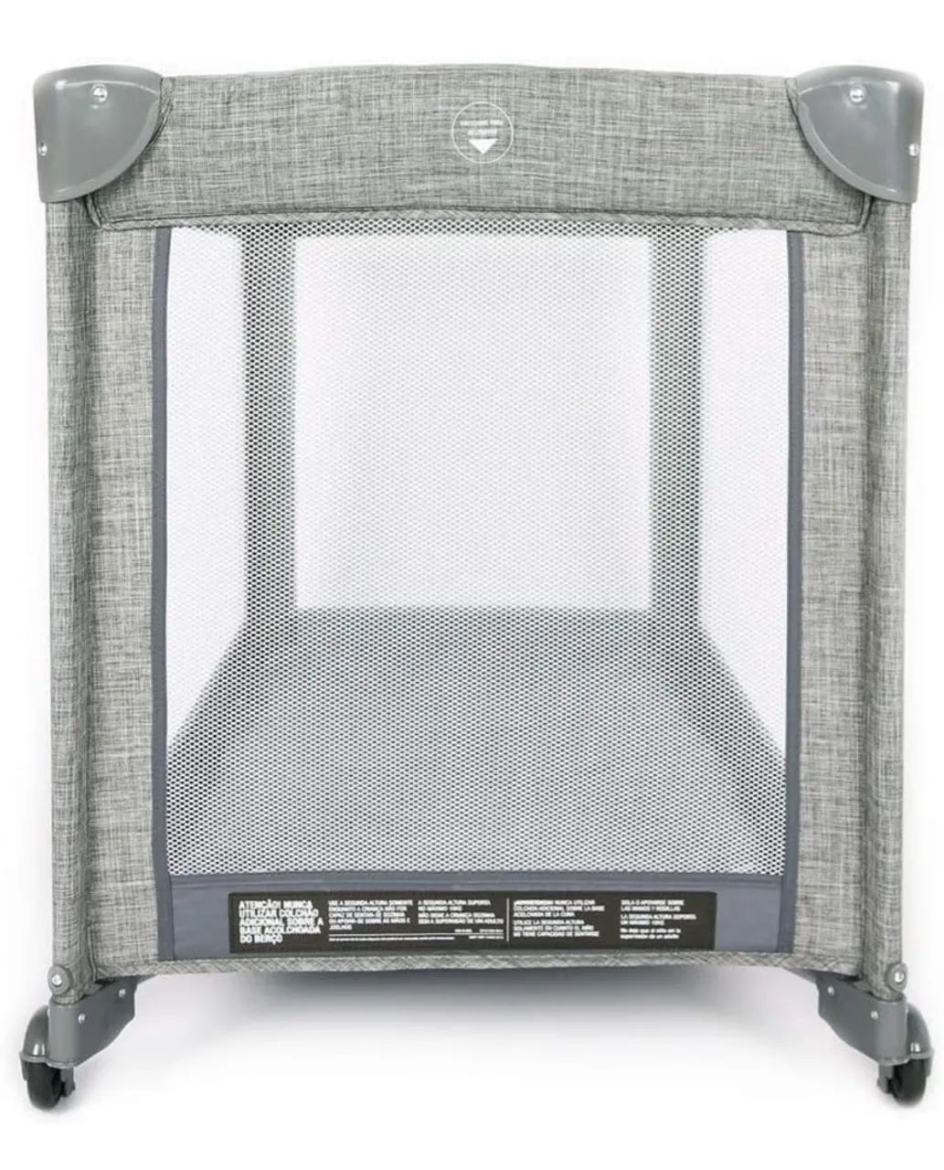 Berço Mini Play Cinza - Safety First - Foto 4