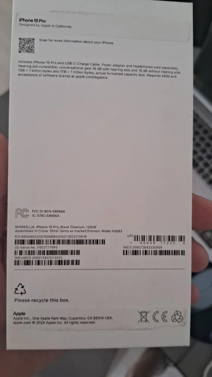 Iphone 16 Pro 128G - Foto 5