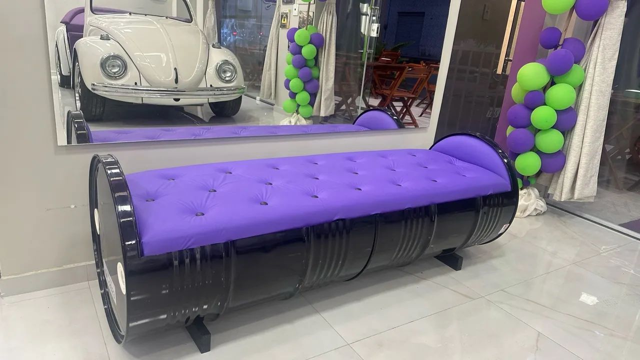 Sofá Kombi Volkswagen - Tonel/tambor  - Foto 2