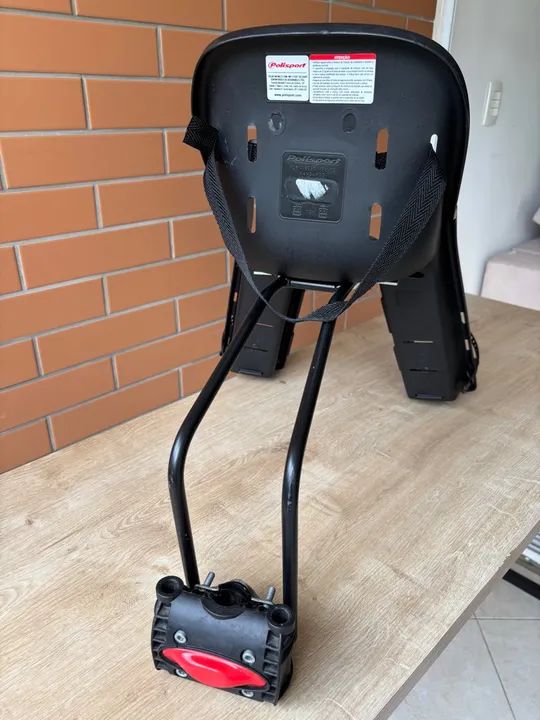 Cadeirinha Bike Polisport Kangaroo Ff Azul Dianteira - Foto 2