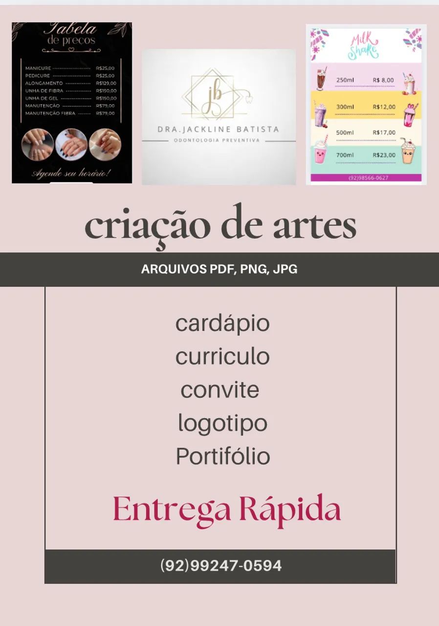 Criação de artes
