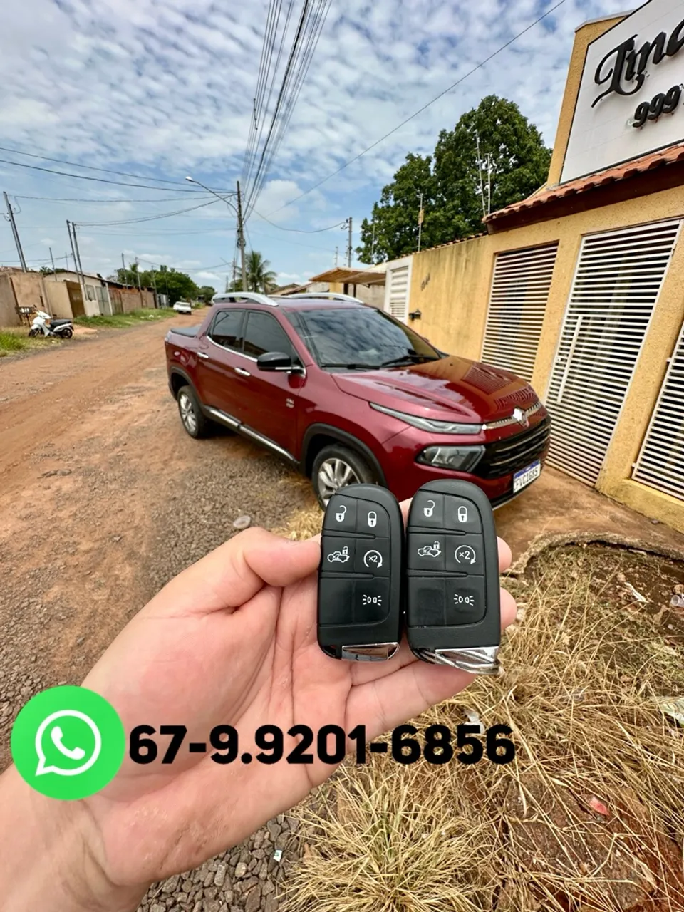 CHAVE PRESENÇA FIAT TORO
